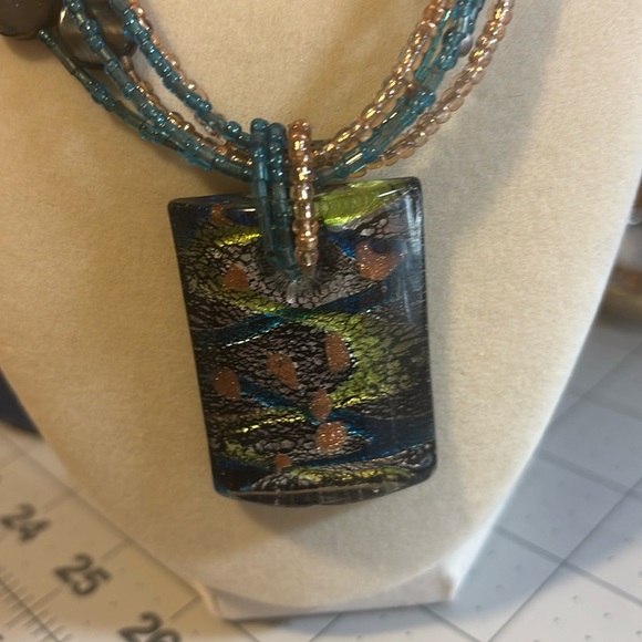 CG Jewelry - Boho cottage CG polished stone necklace